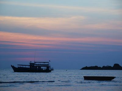 Sunset and Boats