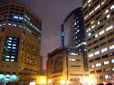 2nd & Jefferson at Night