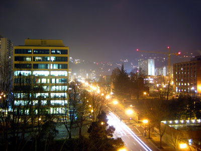 South View from 4th & Columbia at Night