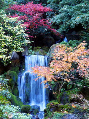 Waterfall, Portland Japanese Gardens