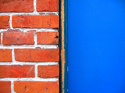Brick & Blue Door