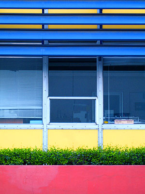 Brightly Colored Office Building