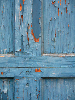 Chipped Paint, Garage Door