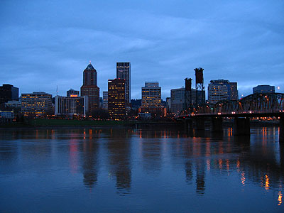 Downtown at Dusk