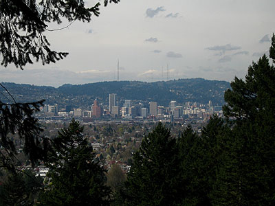 Downtown from Mount Tabor