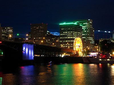 Downtown Portland, Rose Festival Lights 2