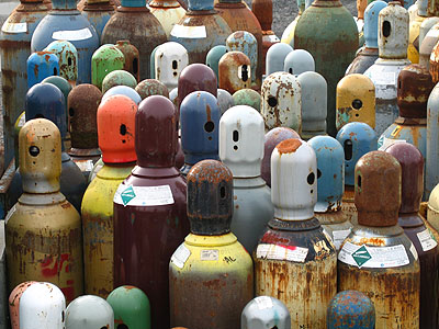 Gas Tanks, Portland, Oregon, January 2007