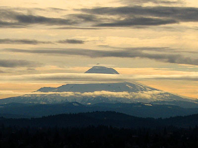 Mount Hood in Cloud Cover 2