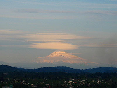 Mount Hood with Cloud Cover