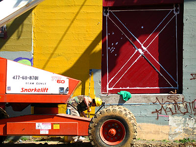 Painting the B&O Warehouse