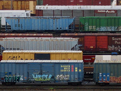 Parked Trains, North Portland