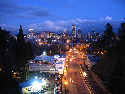 Portland Downtown, Sunset