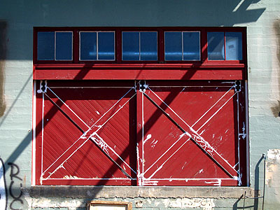 Red Double Doors