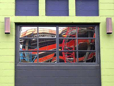 Reflections of the Wyatt Under Construction