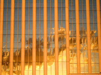 Sunset Reflection, Lloyd Center Tower