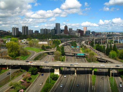 Traffic Interchanges, Portland Skyline