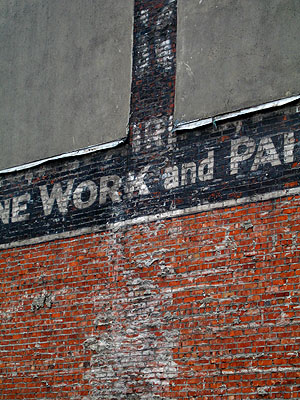 Work & Paint, Painted Brick